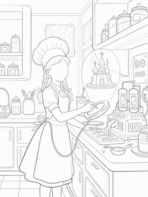 Vintage Storybook - B&W