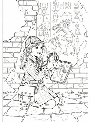 Classic Coloring Book - B&W