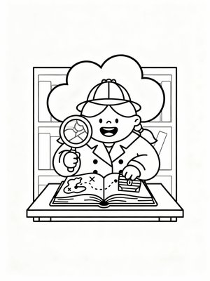 Preschool Simple - B&W