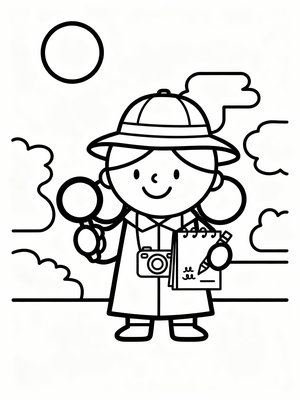 Preschool Simple - B&W