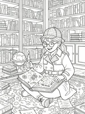 Classic Coloring Book - B&W