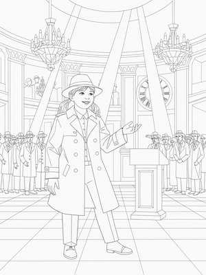 Cubist Painting - B&W