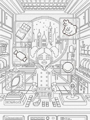 Pixel Art - B&W