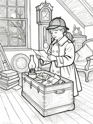 Impressionist Painting - B&W