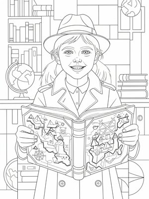 Cubist Painting - B&W