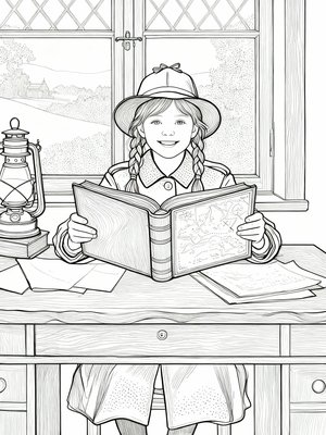 Impressionist Painting - B&W