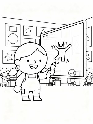 Preschool Simple - B&W