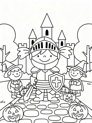 Preschool Simple - B&W
