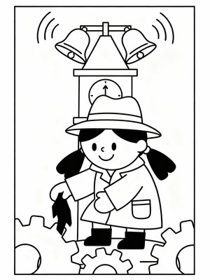 Preschool Simple - B&W