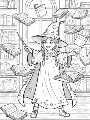 Classic Coloring Book - B&W