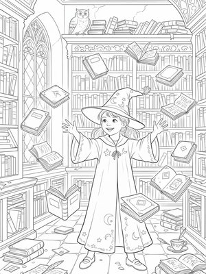 Vintage Storybook - B&W