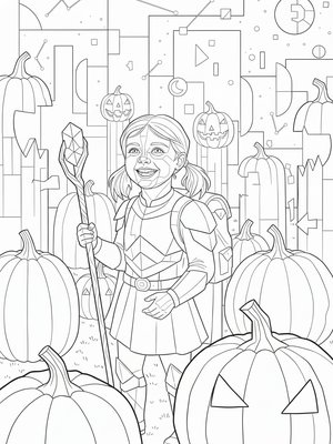 Cubist Painting - B&W