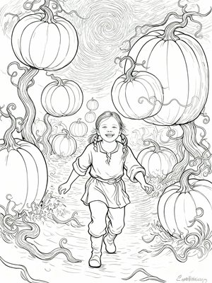 Impressionist Painting - B&W