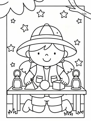 Preschool Simple - B&W