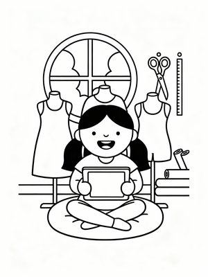 Preschool Simple - B&W