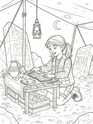 Classic Coloring Book - B&W