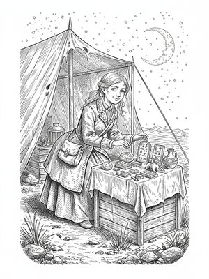 Victorian Illustration - B&W