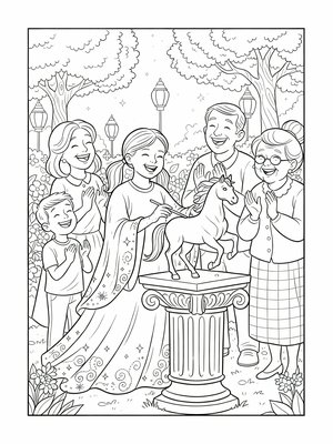 Classic Coloring Book - B&W