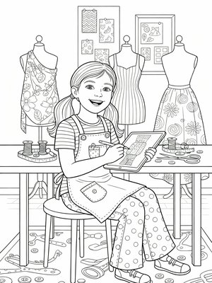 Classic Coloring Book - B&W