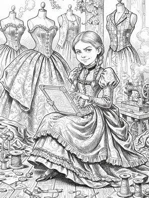 Victorian Illustration - B&W