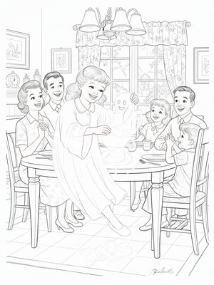 Vintage Storybook - B&W