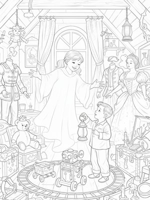 Vintage Storybook - B&W