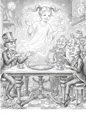 Victorian Illustration - B&W