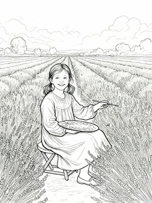 Impressionist Painting - B&W