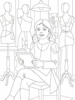 Cubist Painting - B&W