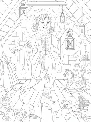 Cubist Painting - B&W