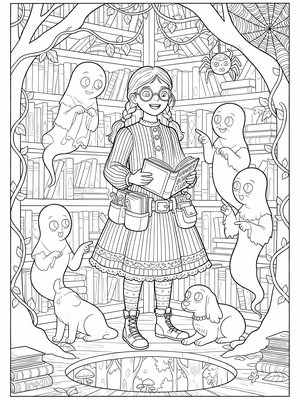 Classic Coloring Book - B&W