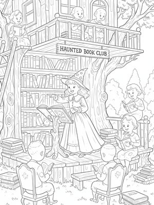 Vintage Storybook - B&W