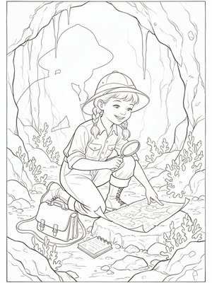 Vintage Storybook - B&W