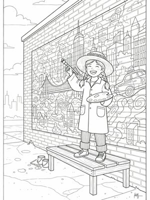 Classic Coloring Book - B&W