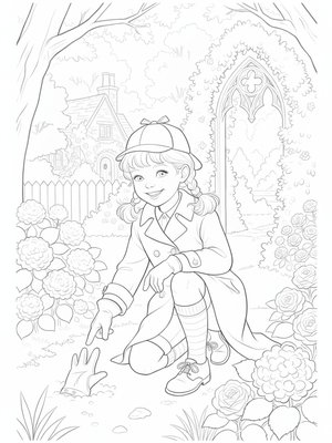 Vintage Storybook - B&W