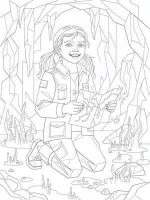 Cubist Painting - B&W