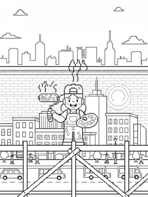 Pixel Art - B&W