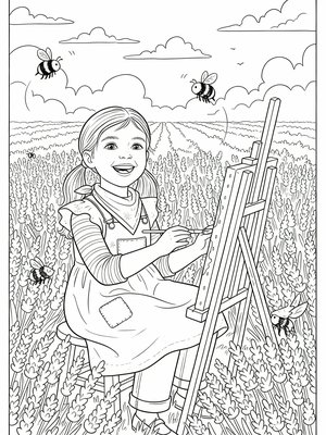 Classic Coloring Book - B&W
