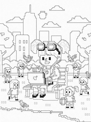 Pixel Art - B&W