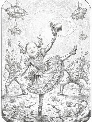 Victorian Illustration - B&W