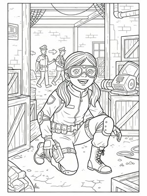 Classic Coloring Book - B&W