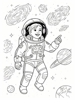 Classic Coloring Book - B&W