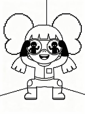 Preschool Simple - B&W