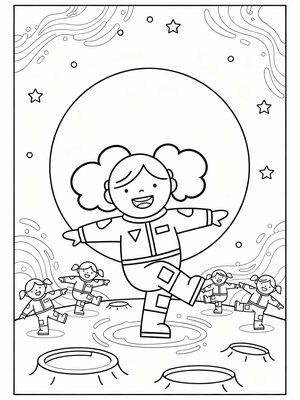 Preschool Simple - B&W