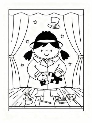 Preschool Simple - B&W