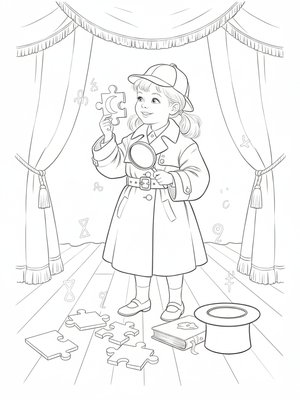 Vintage Storybook - B&W