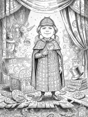 Victorian Illustration - B&W