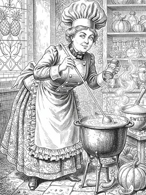 Victorian Illustration - B&W