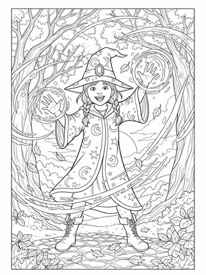 Classic Coloring Book - B&W