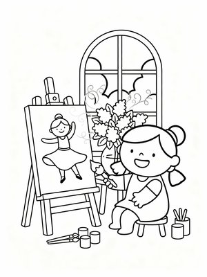 Preschool Simple - B&W